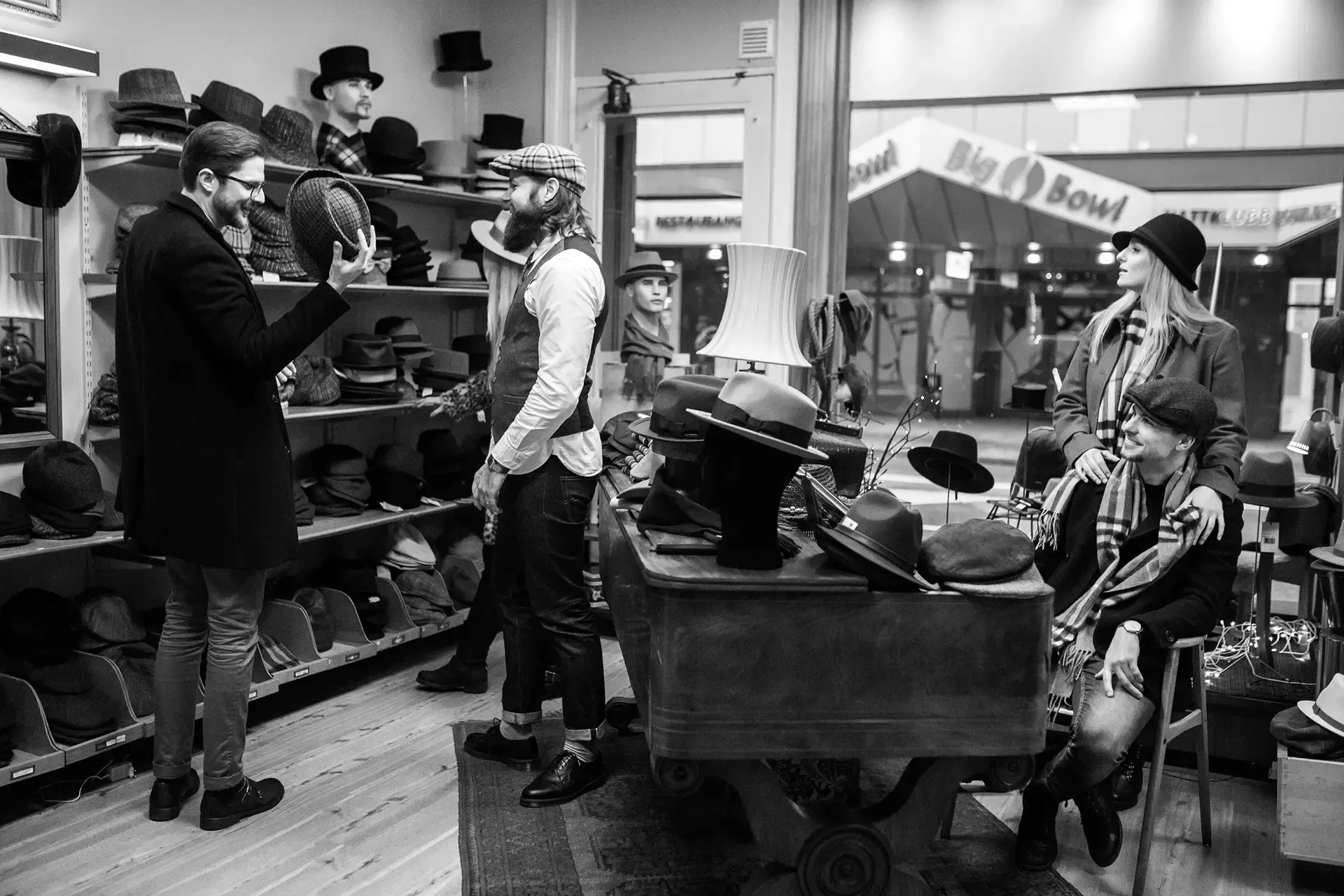 Exteriör på Hattbutiken